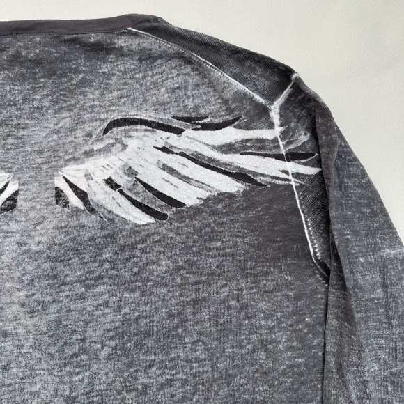 Armani Exchange Grey Pullover Sweatshirt w/ Wings Mens XXL - Picture 12 of 15